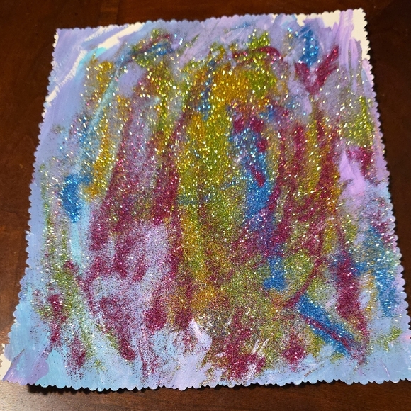 Abstract Glitter Art Painting Sandra's Art - Picture 1 of 1